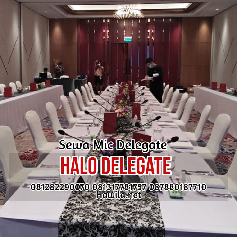 Sewa Mic Delegate Bosch CCS 900 HALO Delegate - Sewa Mic Conference Wireless Jakarta Pusat